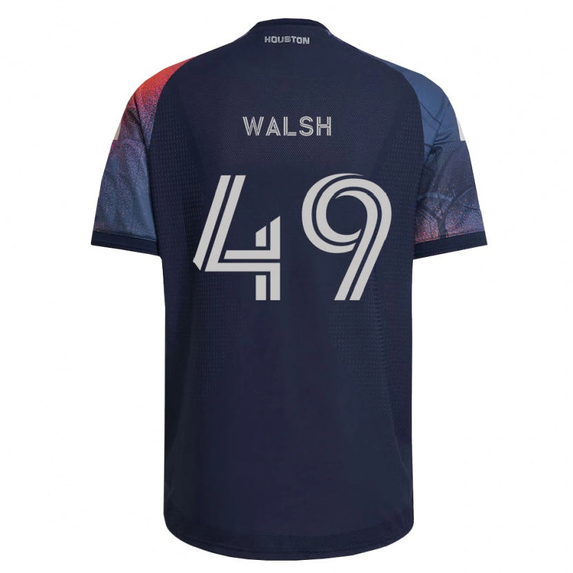 Danxen Homem Camisola Kian Walsh #49 Azul Profundo Branco Laranja Alternativa 2026/27 Camisa Brasil