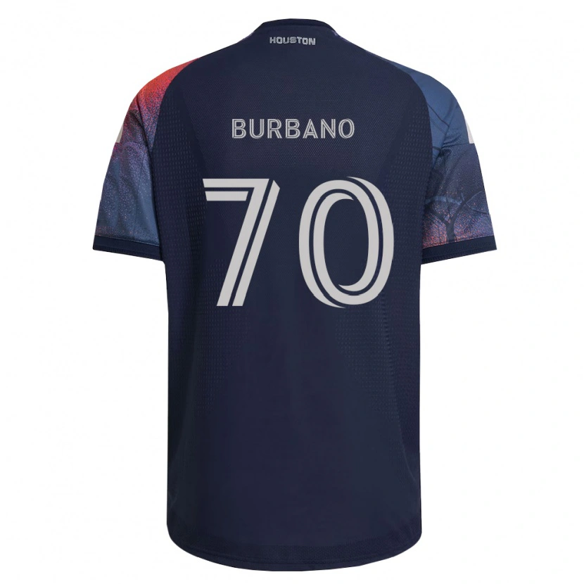 Danxen Homem Camisola Jordy Burbano #70 Azul Profundo Branco Laranja Alternativa 2026/27 Camisa Brasil