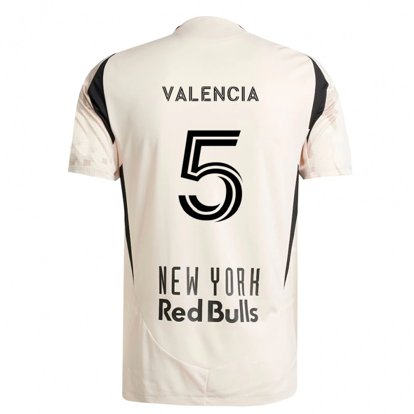 Danxen Homem Camisola Omar Valencia #5 Branco Off-Red Preto Alternativa 2026/27 Camisa Brasil