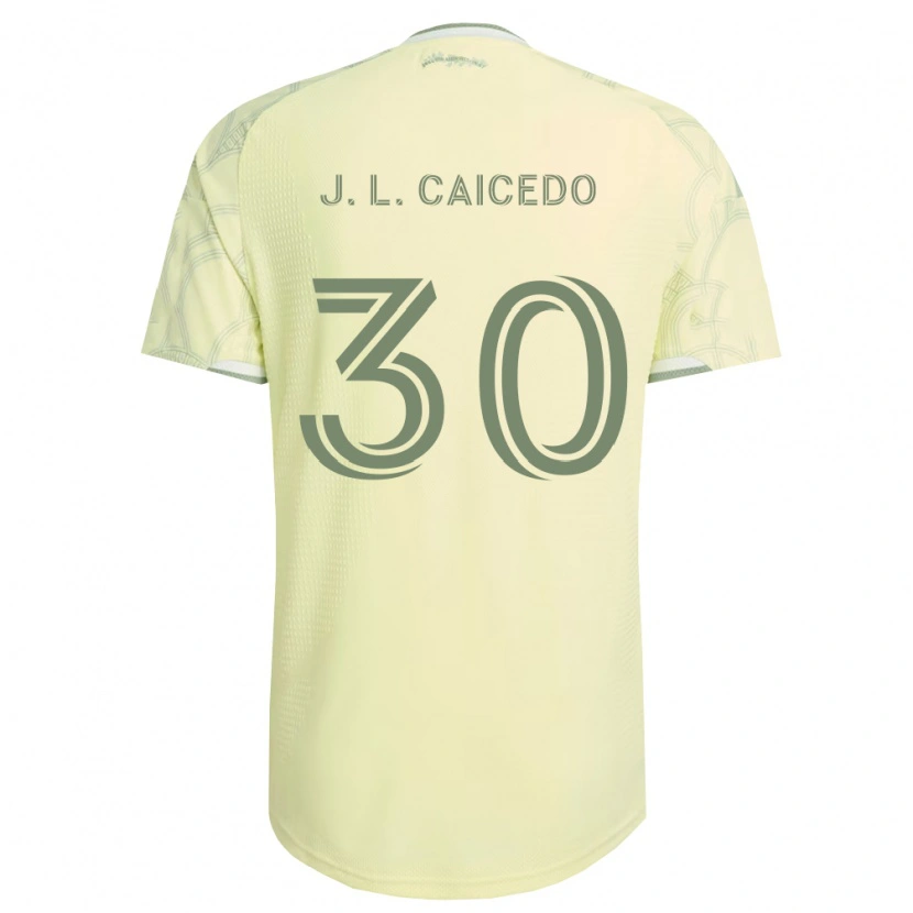 Danxen Homem Camisola José Caicedo #30 Bege Branco Alternativa 2026/27 Camisa Brasil