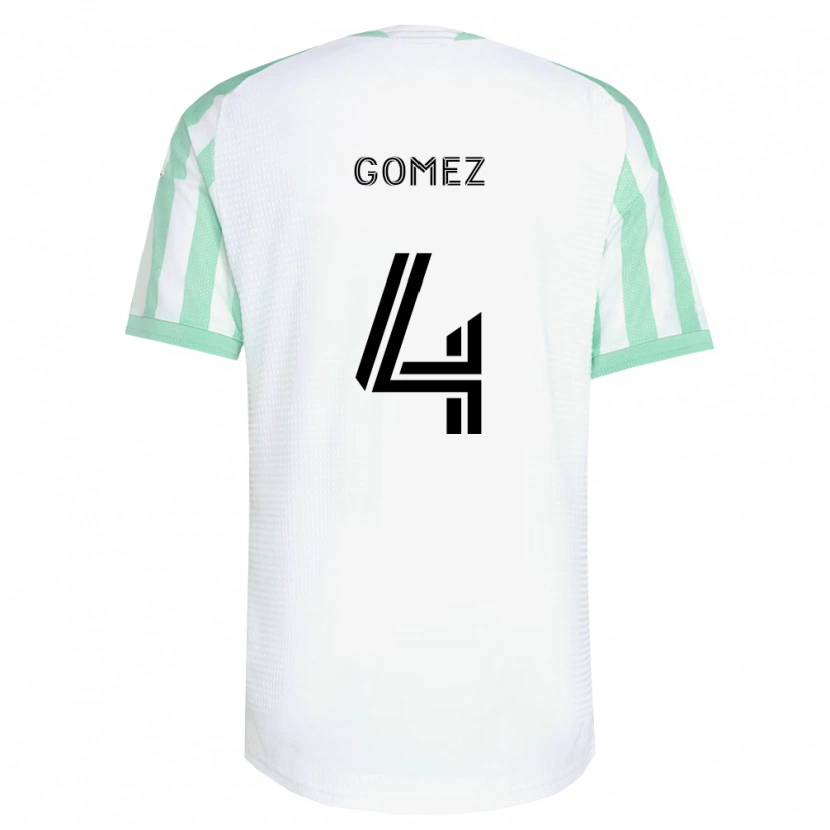 Danxen Homem Camisola Antonio Gomez #4 Verde Claro Branco Preto Alternativa 2026/27 Camisa Brasil