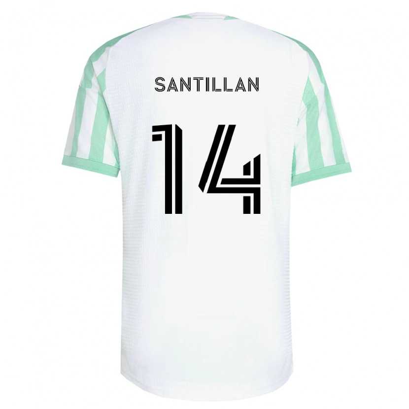 Danxen Homem Camisola Jonathan Santillan #14 Verde Claro Branco Preto Alternativa 2026/27 Camisa Brasil