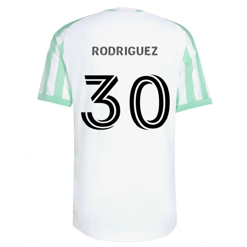 Danxen Homem Camisola Memo Rodríguez #30 Verde Claro Branco Preto Alternativa 2026/27 Camisa Brasil