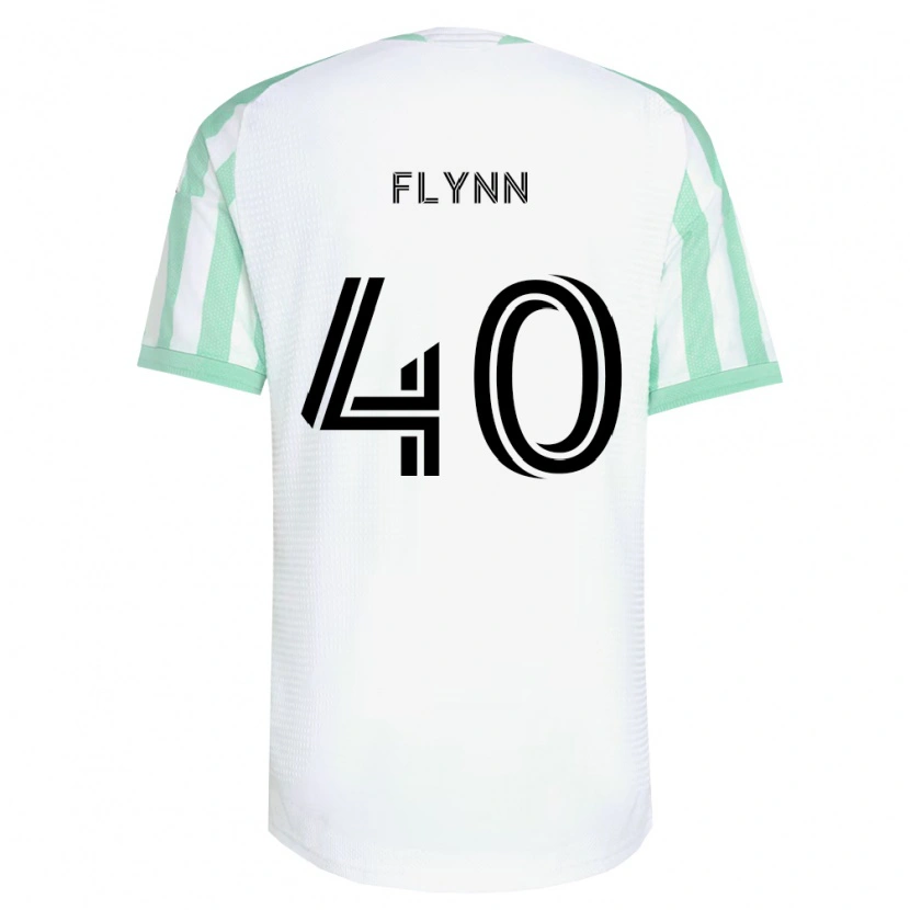 Danxen Homem Camisola Liam Flynn #40 Verde Claro Branco Preto Alternativa 2026/27 Camisa Brasil