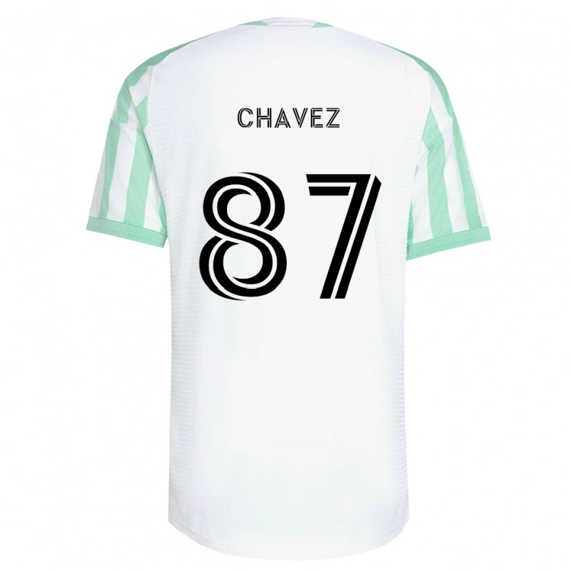 Danxen Homem Camisola Alfonso Ocampo-Chávez #87 Verde Claro Branco Preto Alternativa 2026/27 Camisa Brasil