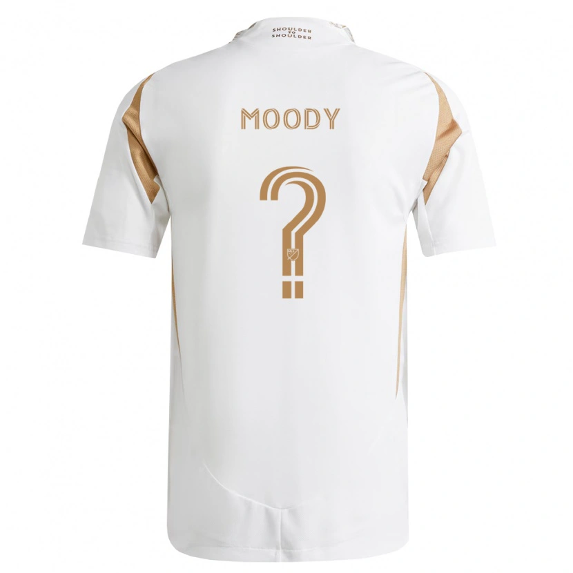 Danxen Homem Camisola Noah Moody #0 Branco Marrom Alternativa 2026/27 Camisa Brasil