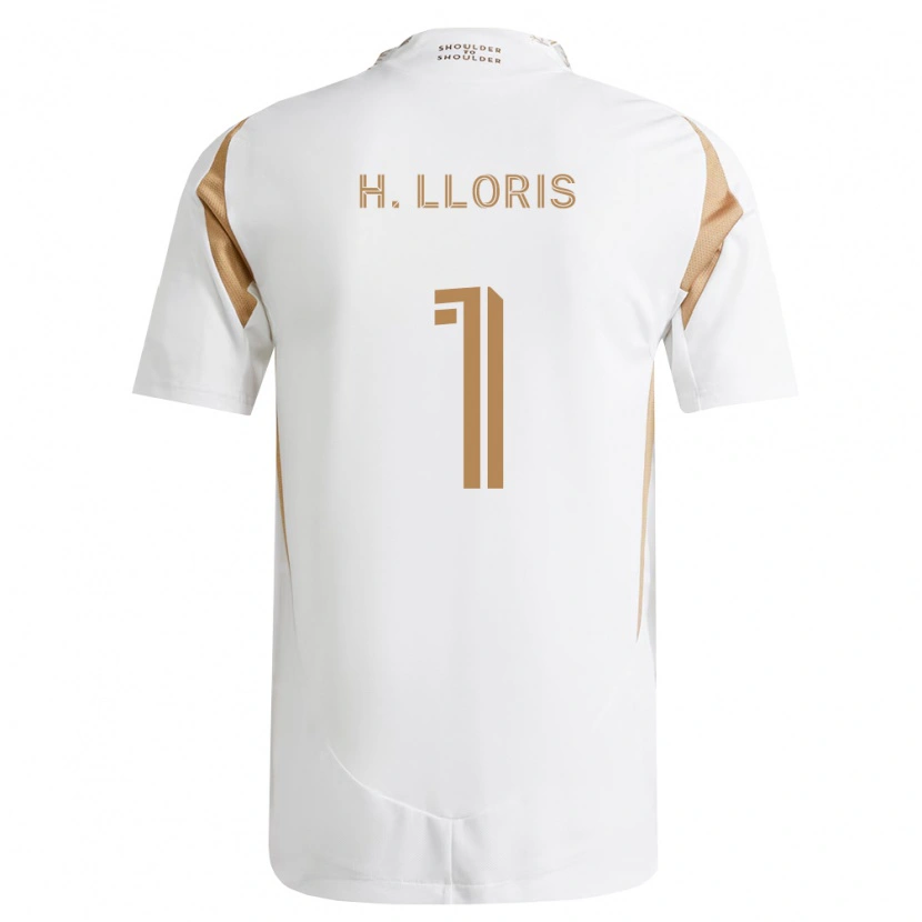 Danxen Homem Camisola Hugo Lloris #1 Branco Marrom Alternativa 2026/27 Camisa Brasil