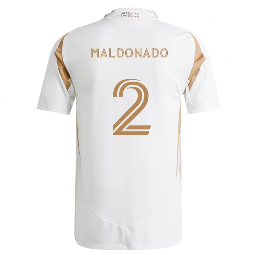 Danxen Homem Camisola Denil Maldonado #2 Branco Marrom Alternativa 2026/27 Camisa Brasil