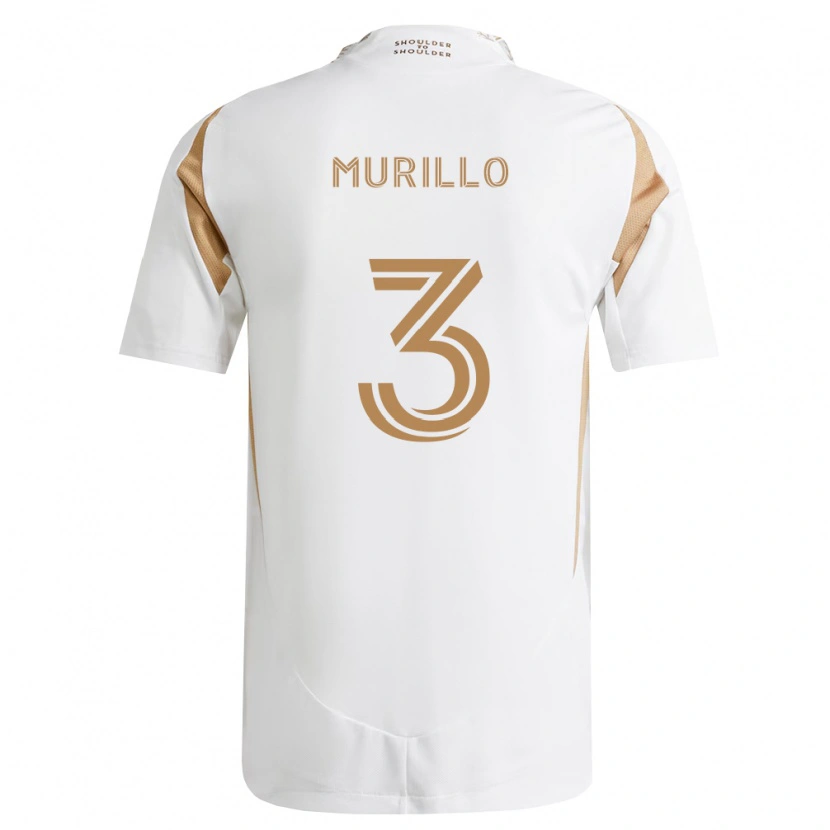 Danxen Homem Camisola Jesús Murillo #3 Branco Marrom Alternativa 2026/27 Camisa Brasil