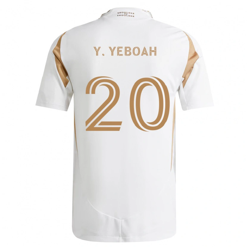Danxen Homem Camisola Yaw Yeboah #20 Branco Marrom Alternativa 2026/27 Camisa Brasil