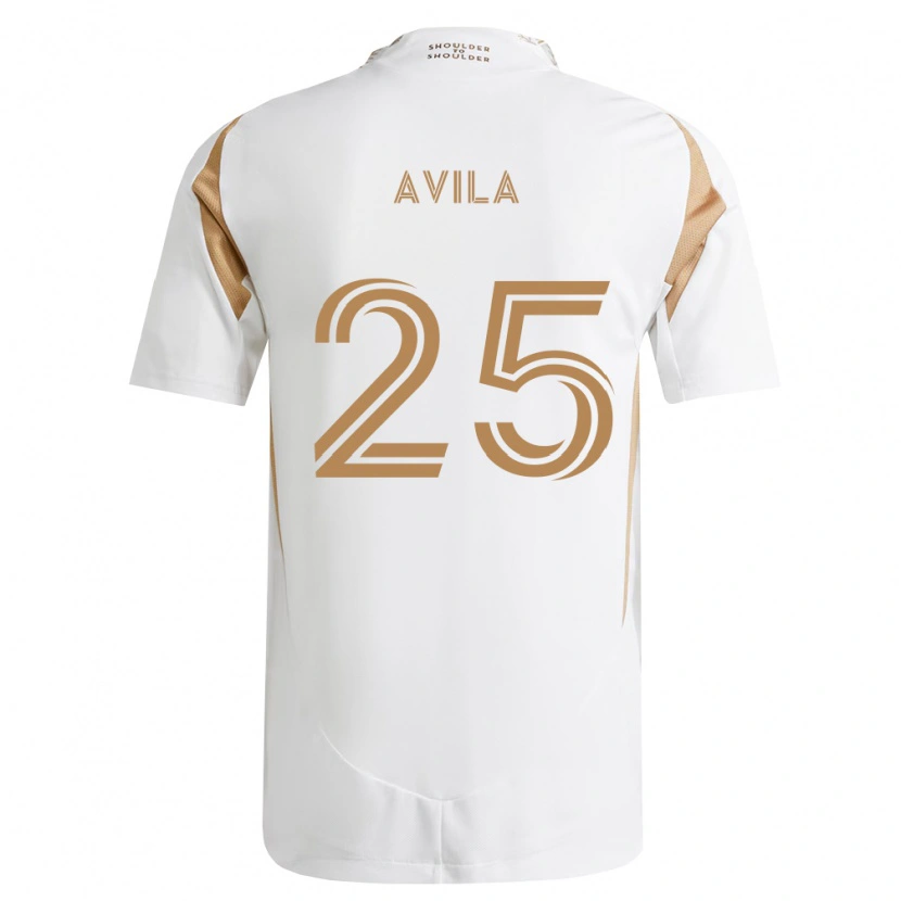 Danxen Homem Camisola Armando Avila #25 Branco Marrom Alternativa 2026/27 Camisa Brasil
