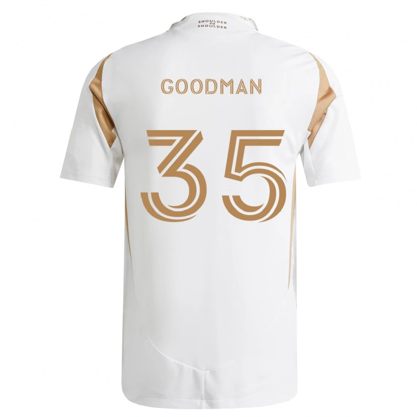 Danxen Homem Camisola Luke Goodman #35 Branco Marrom Alternativa 2026/27 Camisa Brasil