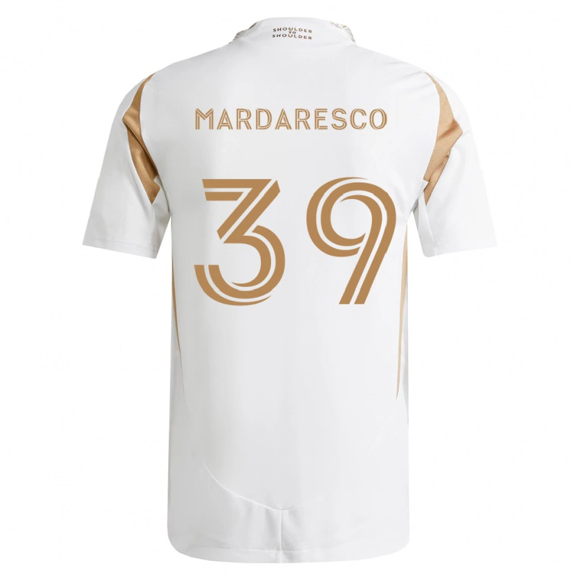 Danxen Homem Camisola Nathan Mardaresco #39 Branco Marrom Alternativa 2026/27 Camisa Brasil