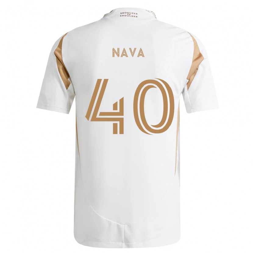 Danxen Homem Camisola Sebastian Nava #40 Branco Marrom Alternativa 2026/27 Camisa Brasil