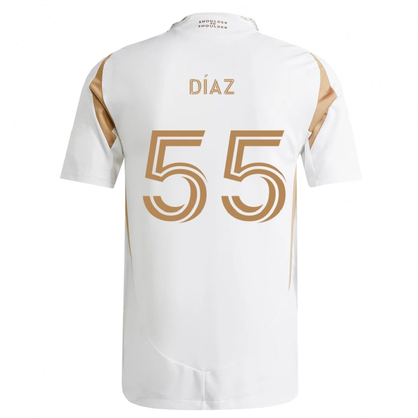 Danxen Homem Camisola Érick Díaz #55 Branco Marrom Alternativa 2026/27 Camisa Brasil