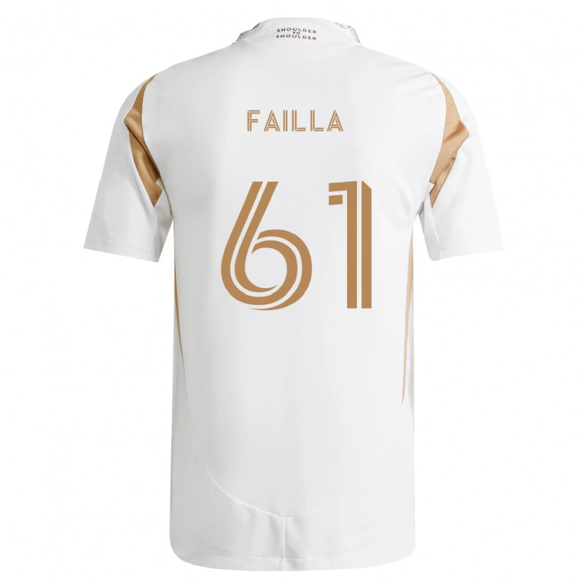 Danxen Homem Camisola Benjamín Failla #61 Branco Marrom Alternativa 2026/27 Camisa Brasil