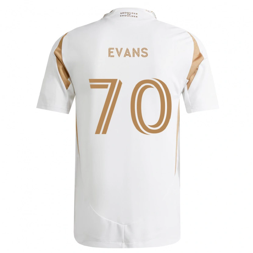 Danxen Homem Camisola Matthew Evans #70 Branco Marrom Alternativa 2026/27 Camisa Brasil