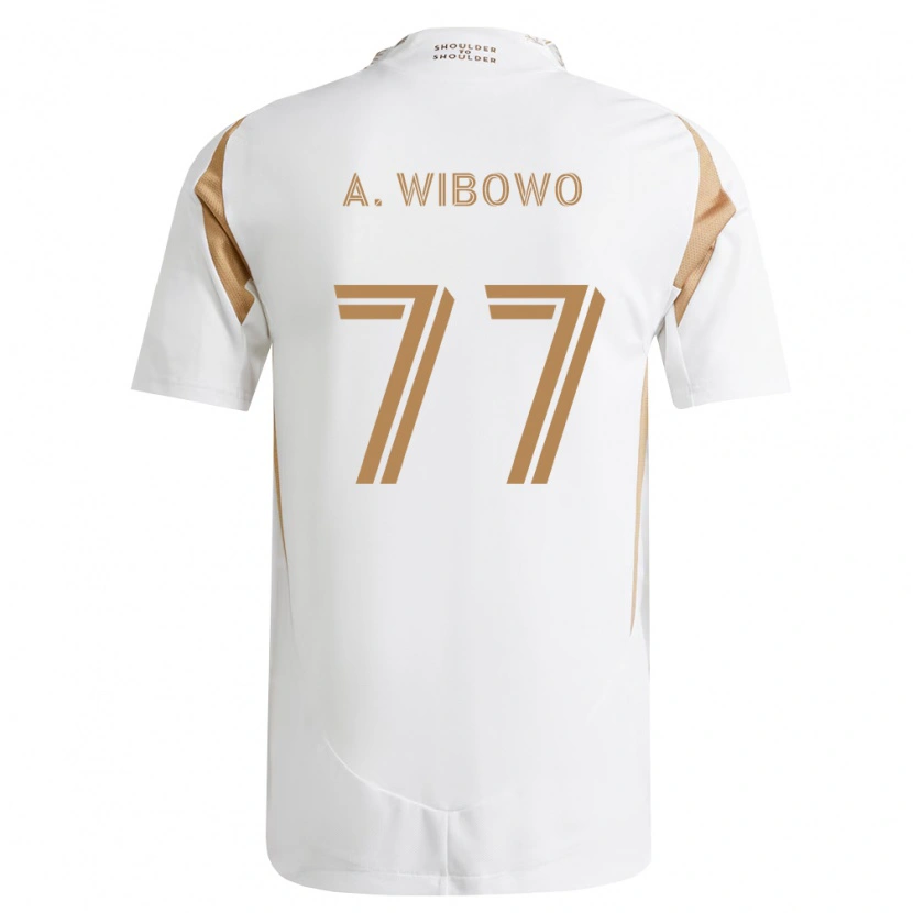 Danxen Homem Camisola Adrian Wibowo #77 Branco Marrom Alternativa 2026/27 Camisa Brasil