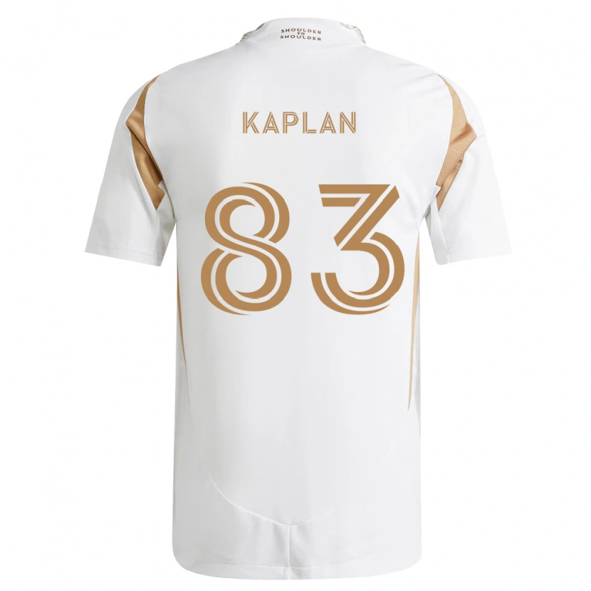Danxen Homem Camisola Skylar Kaplan #83 Branco Marrom Alternativa 2026/27 Camisa Brasil