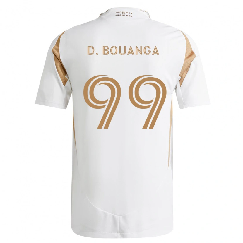 Danxen Homem Camisola Denis Bouanga #99 Branco Marrom Alternativa 2026/27 Camisa Brasil