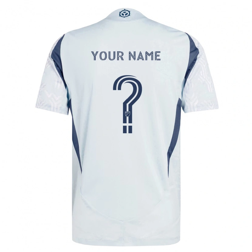 Danxen Homem Camisola Seu Nome #0 Azul Branco Cinza Alternativa 2026/27 Camisa Brasil