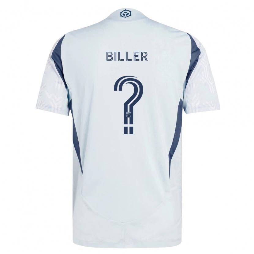 Danxen Homem Camisola Dempsey Biller #0 Azul Branco Cinza Alternativa 2026/27 Camisa Brasil