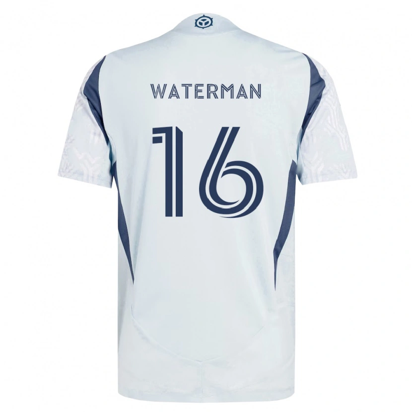 Danxen Homem Camisola Joel Waterman #16 Azul Branco Cinza Alternativa 2026/27 Camisa Brasil
