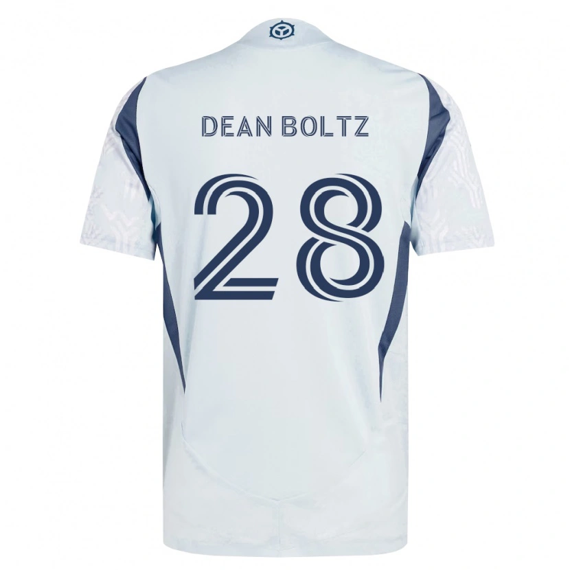 Danxen Homem Camisola Dean Boltz #28 Azul Branco Cinza Alternativa 2026/27 Camisa Brasil