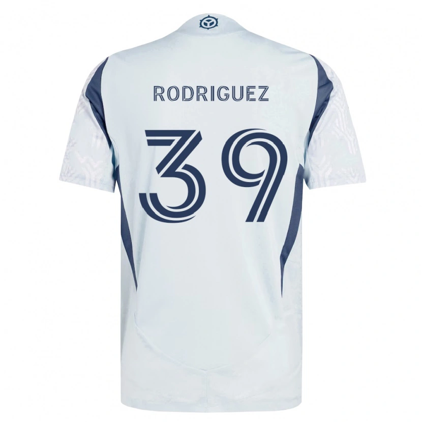 Danxen Homem Camisola Allan Rodriguez #39 Azul Branco Cinza Alternativa 2026/27 Camisa Brasil