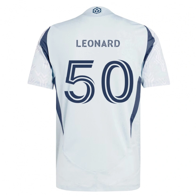 Danxen Homem Camisola Eric Leonard #50 Azul Branco Cinza Alternativa 2026/27 Camisa Brasil