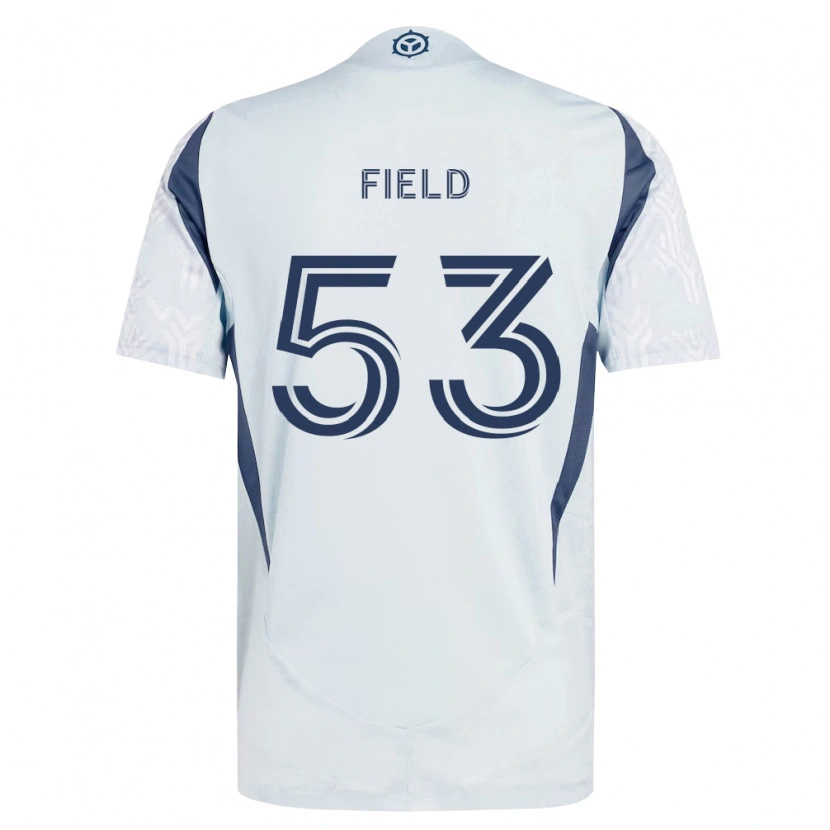 Danxen Homem Camisola James Field #53 Azul Branco Cinza Alternativa 2026/27 Camisa Brasil
