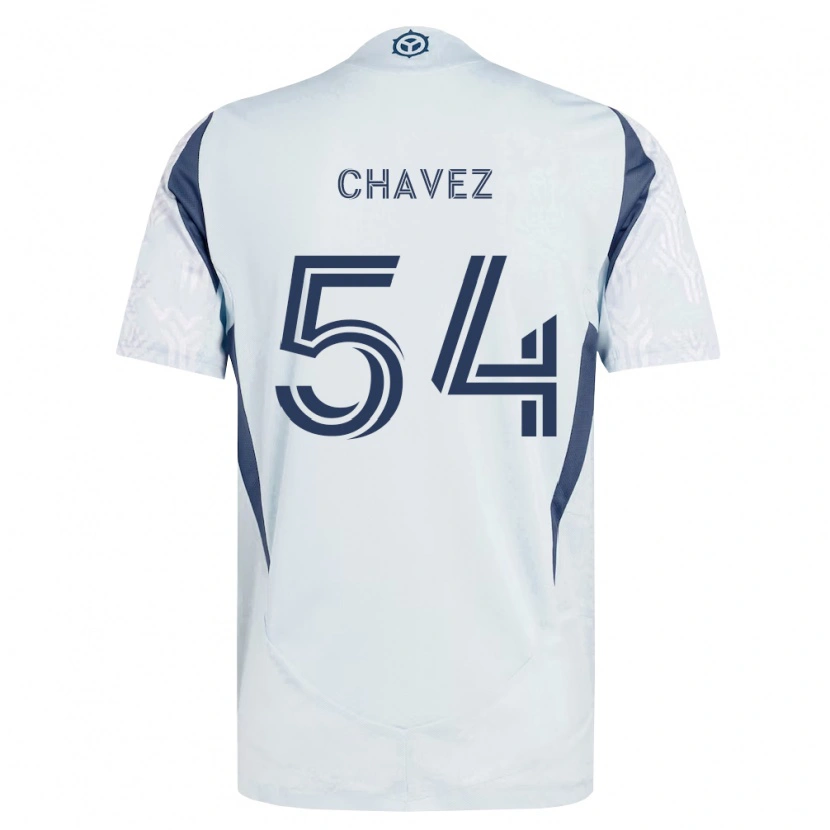 Danxen Homem Camisola Emiliano Chavez #54 Azul Branco Cinza Alternativa 2026/27 Camisa Brasil