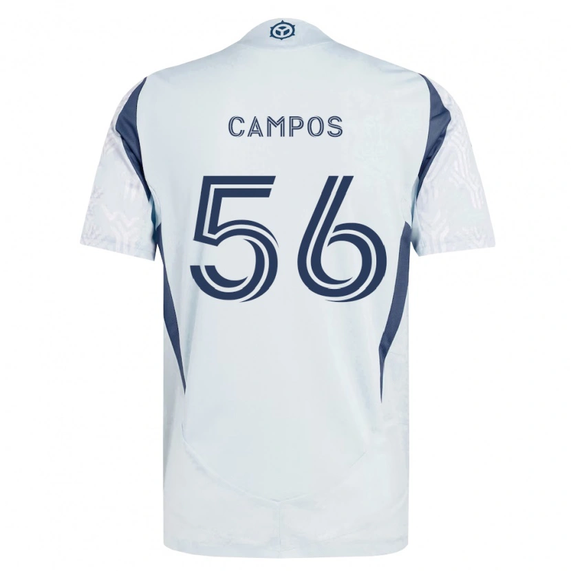 Danxen Homem Camisola Edgar Campos #56 Azul Branco Cinza Alternativa 2026/27 Camisa Brasil