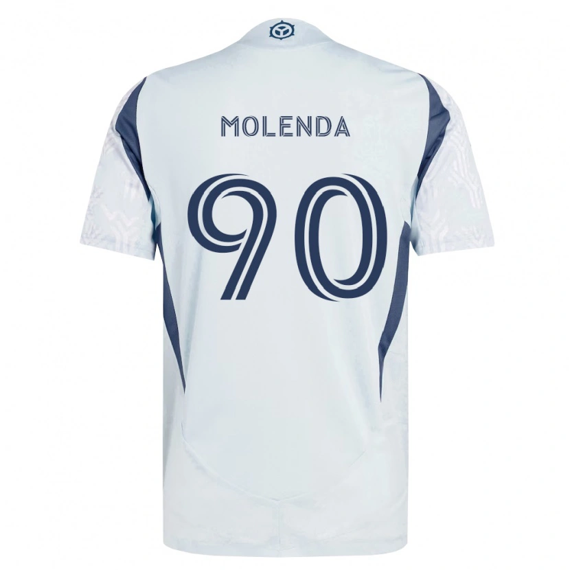 Danxen Homem Camisola David Molenda #90 Azul Branco Cinza Alternativa 2026/27 Camisa Brasil