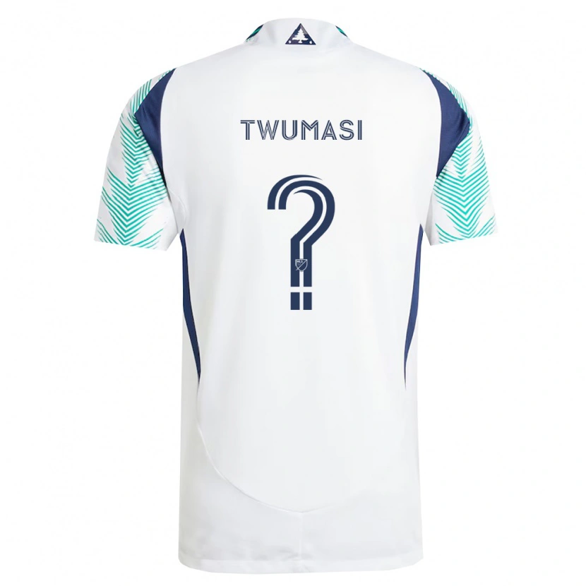 Danxen Homem Camisola Isaac Twumasi #0 Branco Azul Marinho Verde Claro Alternativa 2026/27 Camisa Brasil