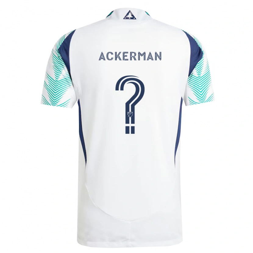 Danxen Homem Camisola Eli Ackerman #0 Branco Azul Marinho Verde Claro Alternativa 2026/27 Camisa Brasil