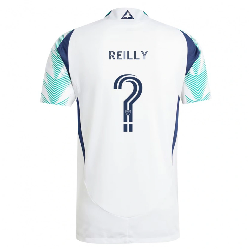 Danxen Homem Camisola Aidan Reilly #0 Branco Azul Marinho Verde Claro Alternativa 2026/27 Camisa Brasil