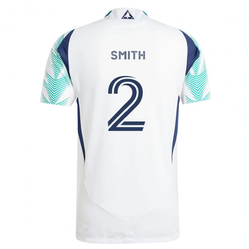 Danxen Homem Camisola Jared Smith #2 Branco Azul Marinho Verde Claro Alternativa 2026/27 Camisa Brasil
