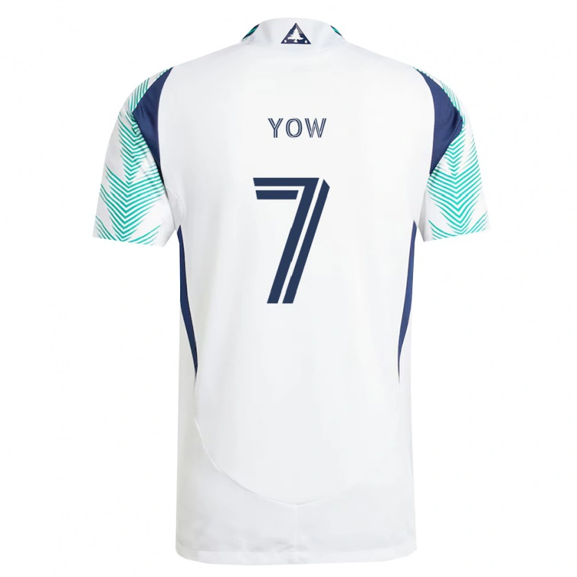 Danxen Homem Camisola Griffin Yow #7 Branco Azul Marinho Verde Claro Alternativa 2026/27 Camisa Brasil