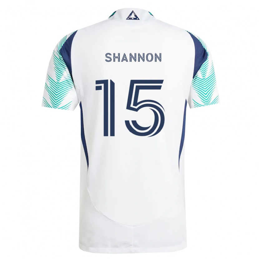 Danxen Homem Camisola Jake Shannon #15 Branco Azul Marinho Verde Claro Alternativa 2026/27 Camisa Brasil