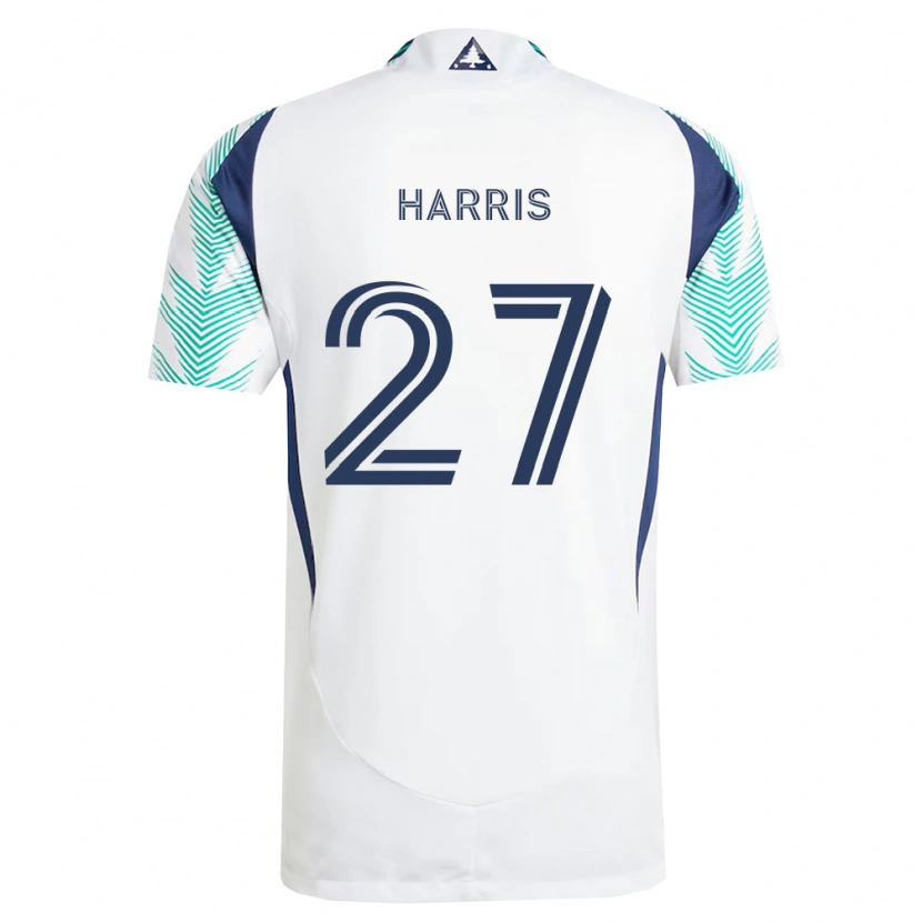 Danxen Homem Camisola Wilson Harris #27 Branco Azul Marinho Verde Claro Alternativa 2026/27 Camisa Brasil