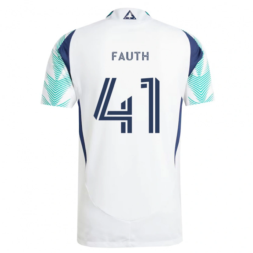 Danxen Homem Camisola Ryker Fauth #41 Branco Azul Marinho Verde Claro Alternativa 2026/27 Camisa Brasil