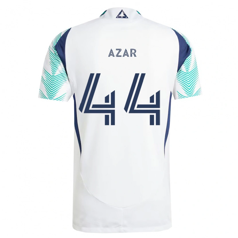 Danxen Homem Camisola Logan Azar #44 Branco Azul Marinho Verde Claro Alternativa 2026/27 Camisa Brasil