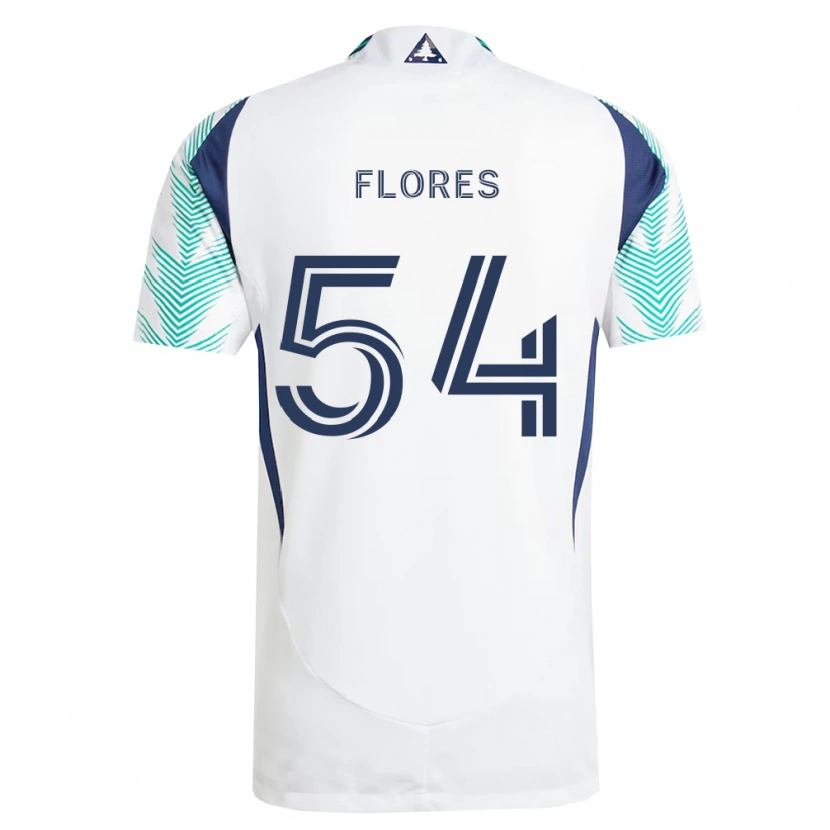 Danxen Homem Camisola Edwin Flores #54 Branco Azul Marinho Verde Claro Alternativa 2026/27 Camisa Brasil