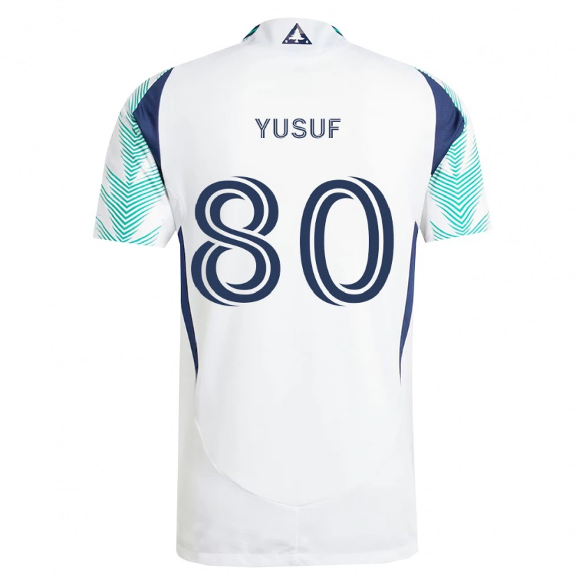 Danxen Homem Camisola Alhassan Yusuf #80 Branco Azul Marinho Verde Claro Alternativa 2026/27 Camisa Brasil