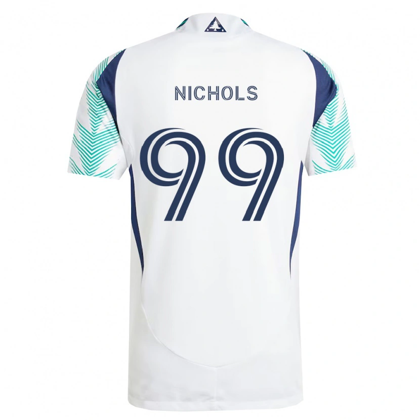 Danxen Homem Camisola Robert Nichols #99 Branco Azul Marinho Verde Claro Alternativa 2026/27 Camisa Brasil