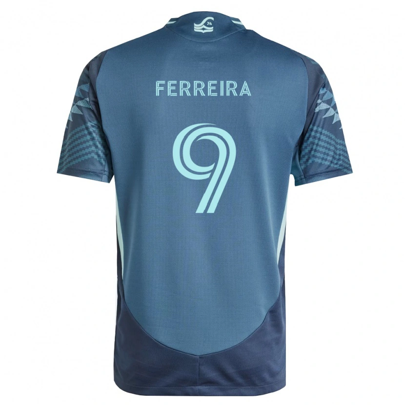 Danxen Homem Camisola Jesús Ferreira #9 Azul Marinho Verde Alternativa 2026/27 Camisa Brasil