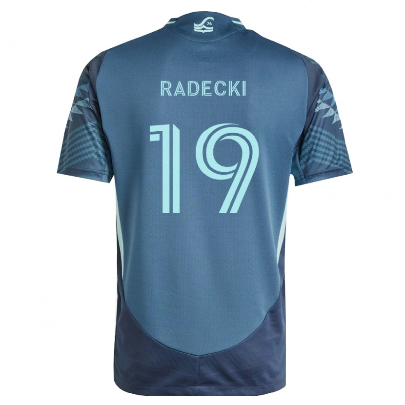Danxen Homem Camisola Taylor Radecki #19 Azul Marinho Verde Alternativa 2026/27 Camisa Brasil