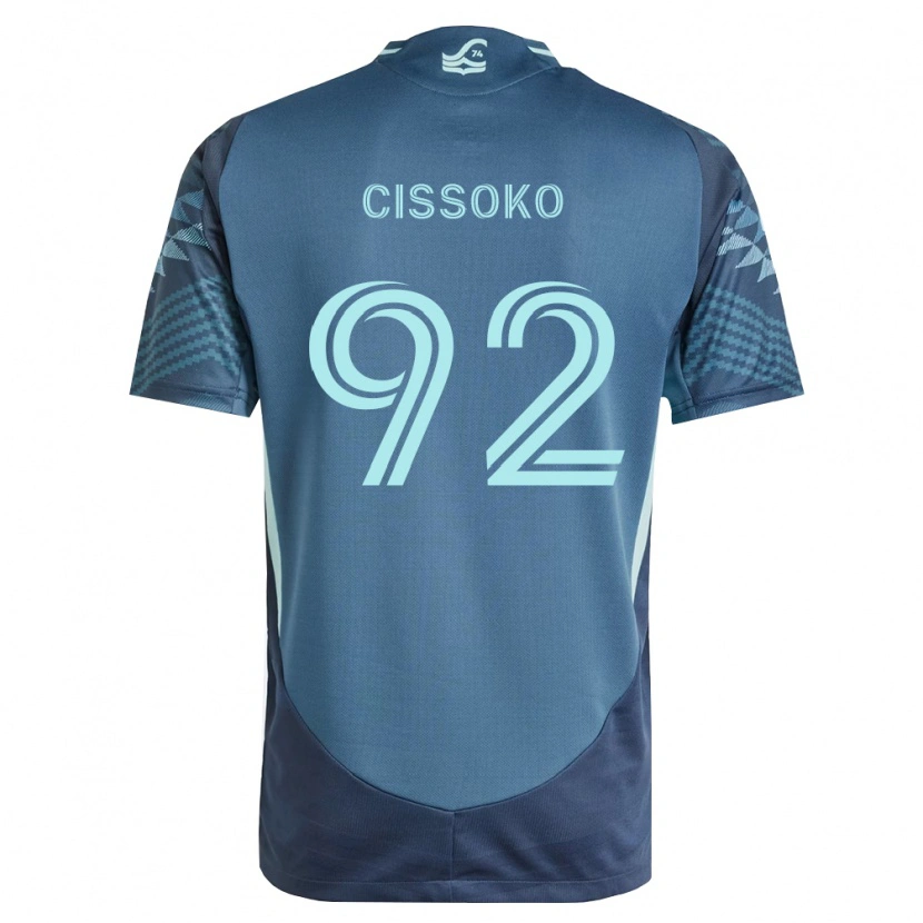 Danxen Homem Camisola Abdoulaye Cissoko #92 Azul Marinho Verde Alternativa 2026/27 Camisa Brasil