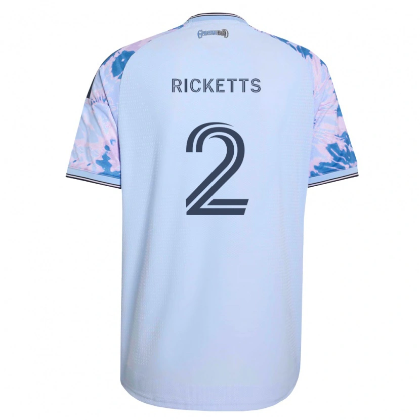 Danxen Homem Camisola Jamar Ricketts #2 Azul Real Branco Preto Alternativa 2026/27 Camisa Brasil